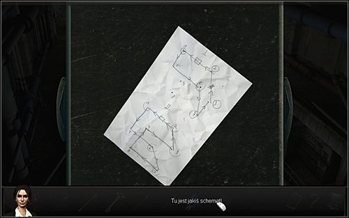 Przedstawia ona schemat układu laserów - Elektrownia - New Jersey (cz. 2) - Opis przejścia - 20.10.2009 - Art of Murder: Karty Przeznaczenia - poradnik do gry