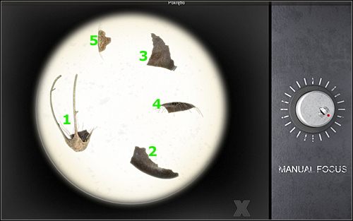 Pokrętłem po prawej wyreguluj ostrość (przesuń je zgodnie z ruchem wskazówek zegara na godzinę czwartą) - Biuro terenowe FBI - Bronx, Nowy Jork (cz. 1) - Opis przejścia - 21.10.2009 - Art of Murder: Karty Przeznaczenia - poradnik do gry