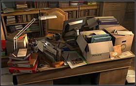 Kiedy szeryf opuści pomieszczenie, przyjrzyj się jego biurku (zbliżenie) - Detalion, Luizjana - Opis przejścia - 22.10.2009 - Art of Murder: Karty Przeznaczenia - poradnik do gry