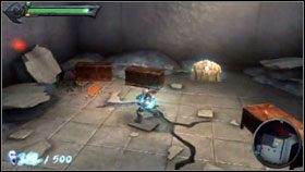 Po wyjściu na powierzchnię, wchodzimy do budynku na północy [1] - The Crossroads | Opis przejścia Darksiders - Darksiders - poradnik do gry
