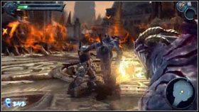 Demon nie posiada rozbudowanego arsenału ciosów - Scalding Gallow | Opis przejścia Darksiders - Darksiders - poradnik do gry