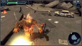 Przelatujemy między wysepkami [1] , pokonujemy grupki demonów [2] i wchodzimy do tunelu - Scalding Gallow | Opis przejścia Darksiders - Darksiders - poradnik do gry