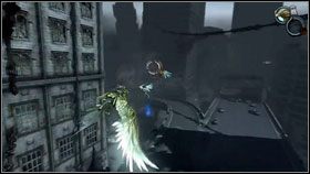 Odpowiednio sterując naszym wierzchowcem, strzelamy do nadlatujących aniołów - Broken Stair | Opis przejścia Darksiders - Darksiders - poradnik do gry