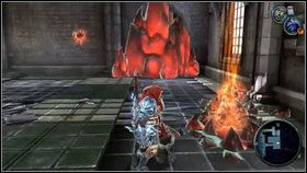 Nauczymy się teraz posługiwać płonącymi bombami - Bomb Growth [1] - Twilight Cathedral (1) | Opis przejścia Darksiders - Darksiders - poradnik do gry