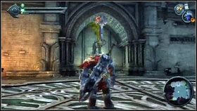 Do jej ogłuszenia używamy leżących obok bomb [1] - Twilight Cathedral (2) | Opis przejścia Darksiders - Darksiders - poradnik do gry