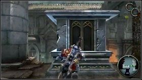 Po drugiej stronie placu znajdziemy blok z kamienia [1] - Twilight Cathedral (2) | Opis przejścia Darksiders - Darksiders - poradnik do gry