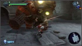 Boss [1] nie jest trudny, ale trzeba mieć na niego sposób (zwykłym machaniem mieczem nic nie zdziałamy) - The Jailer | Opis przejścia Darksiders - Darksiders - poradnik do gry