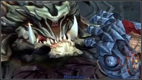 Najlepszym sposobem na tą walkę jest ciągłe atakowanie mieczem i odchodzenie tylko podczas ataku kulami [1] - Tiamat | Opis przejścia Darksiders - Darksiders - poradnik do gry