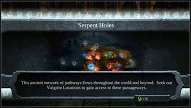 Chwilę później zagada do nas Vulgrim [1] i da nam dostęp do Serpent Holes [2] - Tiamat | Opis przejścia Darksiders - Darksiders - poradnik do gry
