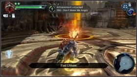 Samael bardzo ucieszy się z podarunku [1] i zleci nam kolejne zadanie [2] - Tiamat | Opis przejścia Darksiders - Darksiders - poradnik do gry