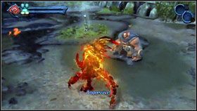 W ogrodzie idziemy na środek, gdzie próbujemy podnieść olbrzymi młot [1] - Anvils Ford | Opis przejścia Darksiders - Darksiders - poradnik do gry