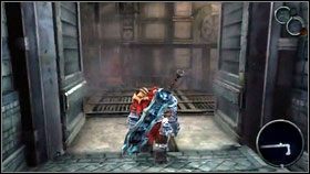 Przechodzimy ją, wykorzystując porośniętą ścianę i sufit [1] - The Hollows (1) | Opis przejścia Darksiders - Darksiders - poradnik do gry