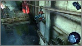 Na lewo od niego jest lina [1] , którą przechodzimy na kolejną platformę - The Hollows (1) | Opis przejścia Darksiders - Darksiders - poradnik do gry