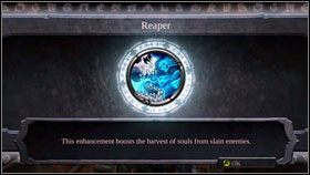 Po kilku krokach skręcamy w prawo i wypływamy otworzyć skrzynię [1] z ulepszeniem Reaper [2] - The Hollows (1) | Opis przejścia Darksiders - Darksiders - poradnik do gry