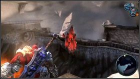 Z prawej strony jest platforma z leżącymi bombami [1] - The Dry Road | Opis przejścia Darksiders - Darksiders - poradnik do gry
