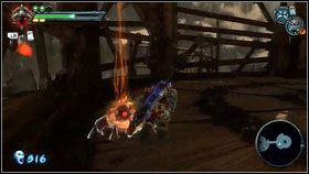 Zaatakuje nas tam spora grupka demonów [1] - The Ashlands (1) | Opis przejścia Darksiders - Darksiders - poradnik do gry