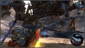 Gdy ostatni demon zginie, włączy się krótki filmik [1] , a przeciwnicy po drugiej stronie rozpoczną ostrzał - The Ashlands (3) | Opis przejścia Darksiders - Darksiders - poradnik do gry