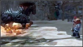 Po zabiciu demona zaatakuje nas jego wierzchowiec [1] - The Ashlands (3) | Opis przejścia Darksiders - Darksiders - poradnik do gry