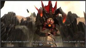 Bardzo przydatna jest szarża, której używamy wciskając RB [1] - The Ashlands (4) | Opis przejścia Darksiders - Darksiders - poradnik do gry