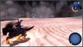 Żeby go pokonać, ustawiamy się przed jego pyskiem, a następnie uciekamy wykorzystując szarżę - The Ashlands (4) | Opis przejścia Darksiders - Darksiders - poradnik do gry