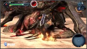 Gdy otworzy paszczę, strzelamy do niej z rewolwerów [1] - The Ashlands (4) | Opis przejścia Darksiders - Darksiders - poradnik do gry