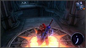 Odwracamy się i niszczymy portal wejścia (ten na ziemi zostawiamy) - The Black Throne (2) | Opis przejścia Darksiders - Darksiders - poradnik do gry