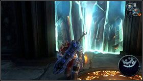 Idąc korytarzem [1] zobaczymy lodową ścianę [2] - The Black Throne (4) | Opis przejścia Darksiders - Darksiders - poradnik do gry