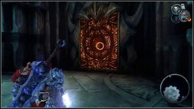 Możemy teraz zjechać windą po drugiej stronie komnaty - The Black Throne (4) | Opis przejścia Darksiders - Darksiders - poradnik do gry