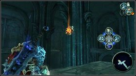 Drugą dziurę robimy na unoszącej się po środku platformie [1] - The Black Throne (5) | Opis przejścia Darksiders - Darksiders - poradnik do gry