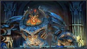 Po filmiku pojawią się schody [1] prowadzące do Stragi [2] - The Black Throne (6) | Opis przejścia Darksiders - Darksiders - poradnik do gry