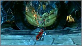 Powinniśmy wylądować na jego plecach, gdzie niszczymy magiczne oko [1] - Straga | Opis przejścia Darksiders - Darksiders - poradnik do gry