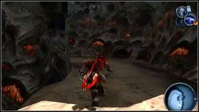 Podnosimy jedną i rzucamy w czerwoną skałę [1] - Armageddon Blade (1) | Opis przejścia Darksiders - Darksiders - poradnik do gry