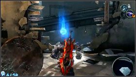 Po wyjściu z tunelu idziemy do budynku na wschodzie - Armageddon Blade (1) | Opis przejścia Darksiders - Darksiders - poradnik do gry