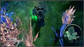 Na południe od pomieszczenia, w którym zapalaliśmy trzy rurki z gazem, jest jezioro - Soldier Artifact (1) | Sekrety Darksiders - Darksiders - poradnik do gry
