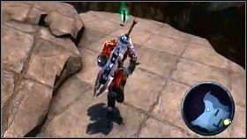 Żeby zdobyć kolejny artefakt, idziemy na południowy kraniec lokacji - Soldier Artifact (1) | Sekrety Darksiders - Darksiders - poradnik do gry