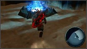 Na wschodnim krańcu lokacji odszukaj niebieskiej kuli - Soldier Artifact (2) | Sekrety Darksiders - Darksiders - poradnik do gry