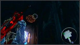 Po wejściu do skrzydła z trzecim bossem, używamy Voidwalkera - Soldier Artifact (2) | Sekrety Darksiders - Darksiders - poradnik do gry