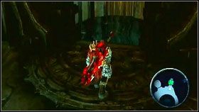 W komnacie, w której musimy przetransferować wodę przy użyciu Voidwalkera , wskakujemy do północnego jeziorka - Soldier Artifact (2) | Sekrety Darksiders - Darksiders - poradnik do gry