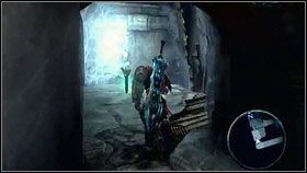 Po otwarciu pajęczych wrót, zobaczymy pomarańczowy hak zwisający z sufitu [1] - Champion Artifact i Overlord Artifact | Sekrety Darksiders - Darksiders - poradnik do gry