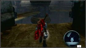 W tunelu prowadzącym do Drowned Pass , idziemy do pomieszczenia z olbrzymią obracającą się turbiną - Champion Artifact i Overlord Artifact | Sekrety Darksiders - Darksiders - poradnik do gry