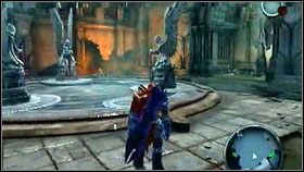 Idziemy do północnego pomieszczenia z trzema rzeźbami na środku (górny poziom) - Abyssal Armor Pieces (1) | Sekrety Darksiders - Darksiders - poradnik do gry