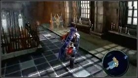 Wchodzimy do środka [1] , a kilka kroków dalej znajdziemy skrzynię z częścią pancerza [2] - Abyssal Armor Pieces (1) | Sekrety Darksiders - Darksiders - poradnik do gry