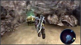 Nurkujemy w nim [1] , płyniemy do końca podwodnego tunelu i otwieramy skrzynię z Lifestone Shardem [2] - Lifestones (1) | Sekrety Darksiders - Darksiders - poradnik do gry