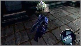 Podnosimy jeden granat i wysadzamy nim czerwoną ścianę na południu [1] - Lifestones (1) | Sekrety Darksiders - Darksiders - poradnik do gry