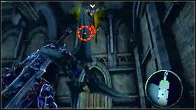 Wskakujemy na kamienny blok [1] i wspinamy się na taras - Wrath Shards (1) | Sekrety Darksiders - Darksiders - poradnik do gry