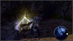 Przelatujemy tam Shadowflightem [1] , żeby zdobyć kolejny Wrath Shard , leżący w skrzyni po prawej [2] - Wrath Shards (1) | Sekrety Darksiders - Darksiders - poradnik do gry