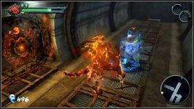 Żeby zdobyć ten fragment, udajemy się do korytarza między Scalding Gallow i Drowned Pass - Wrath Shards (3) | Sekrety Darksiders - Darksiders - poradnik do gry