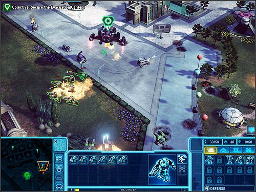 Zone Trooperzy odwracają uwagę Basiliska, a Zone Defenderzy atakują maszynę rakietami. - Spontaneous Outbursts | Kampania GDI | Command & Conquer 4 Tyberyjski Zmierzch - Command & Conquer 4: Tyberyjski Zmierzch - poradnik do gry