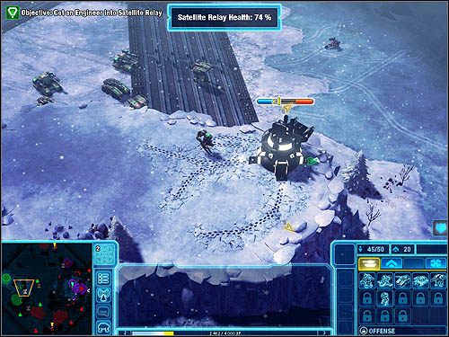 Zajęcie stacjonarnej artylerii z wykorzystaniem inżyniera na pewno nie zaszkodzi. - Cold Hard Truth | Kampania GDI | Command & Conquer 4 Tyberyjski Zmierzch - Command & Conquer 4: Tyberyjski Zmierzch - poradnik do gry