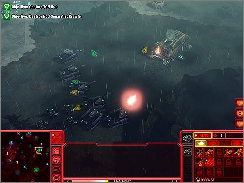 Pierwsze napotkane MCV raczej nie zrobi nic, by bronić się przed Twoimi maszynami. - Further Complications | Kampania Nod | Command & Conquer 4 Tyberyjski Zmierzch - Command & Conquer 4: Tyberyjski Zmierzch - poradnik do gry
